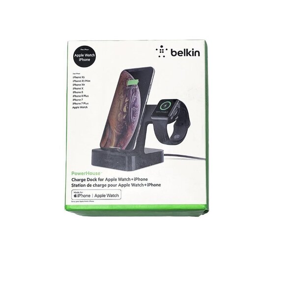 NEW Belkin Powerhouse Charging Dock for Apple Watch + iPhone - Picture 4 of 6